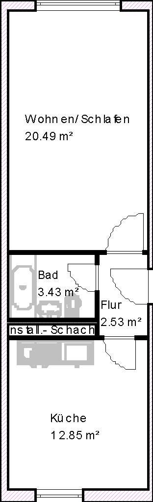 Gemütliche 1-Raum-Wohnung mit Wohnküche! - Photo 1