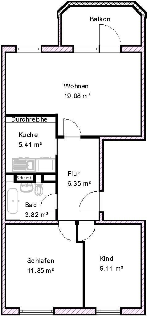 Wohnungsangebot Widderstraße 2 - Photo 1