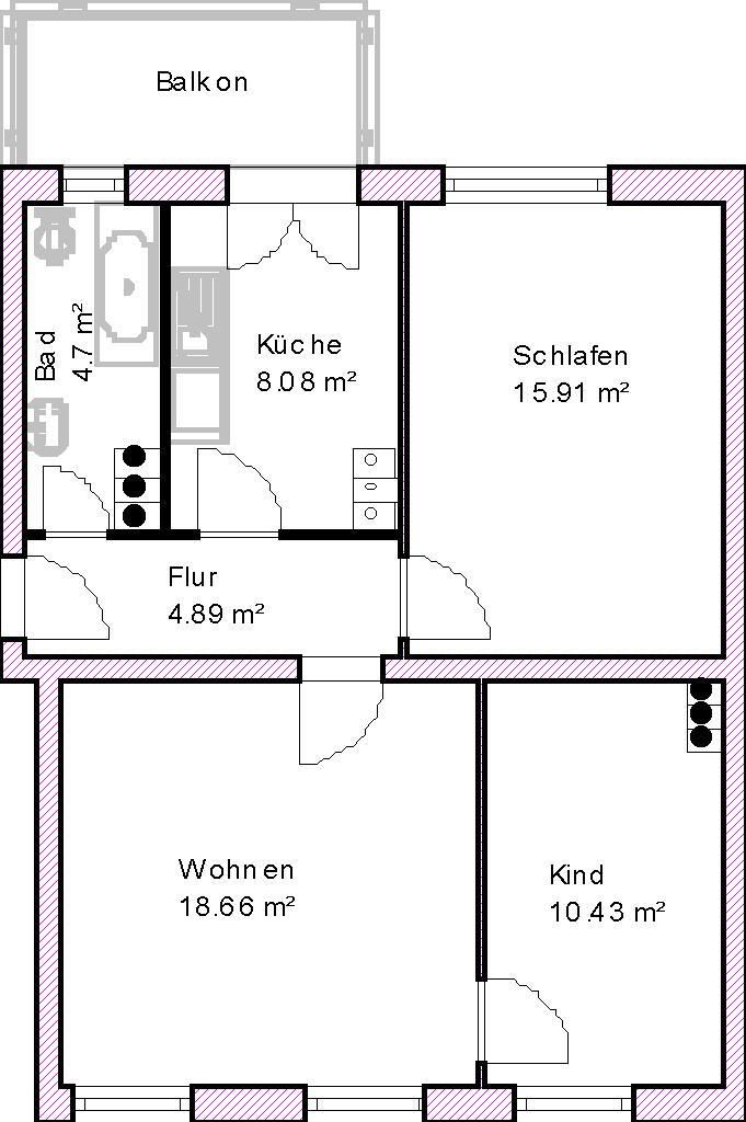 Wohnungsangebot Klostergraben 101 - Photo 1