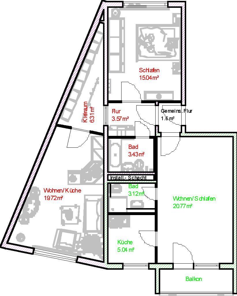 Wohnungsangebot Sankt-Josef-Straße 21c - Foto 1