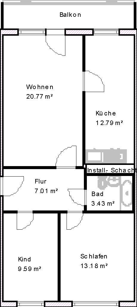 Wohnungsangebot Hans-Grade-Straße 74 - Foto 1