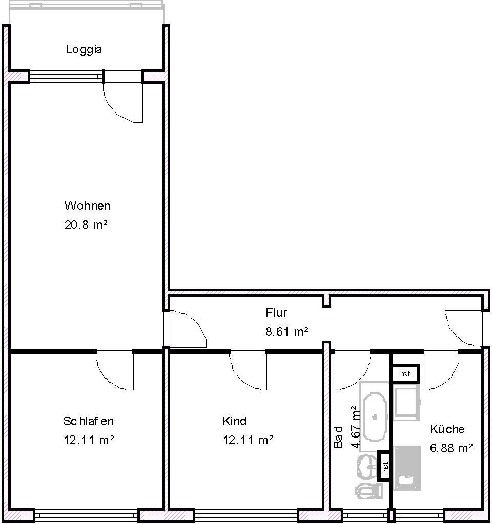 Wohnungsangebot Victor-Jara-Straße 3 - Photo 1
