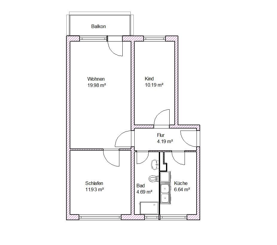 Wohnungsangebot Förderstedter Straße 34 - Photo 1