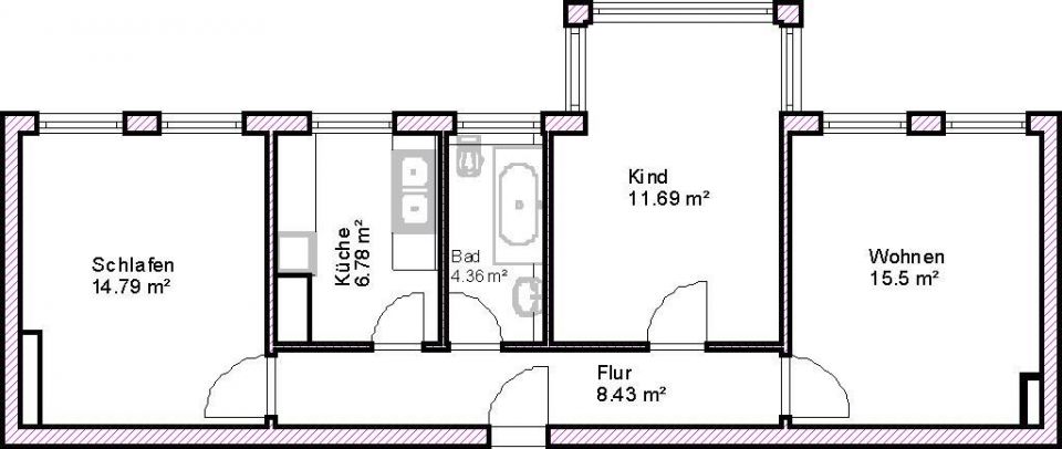 Wohnungsangebot Schilfbreite 34 - Photo 1