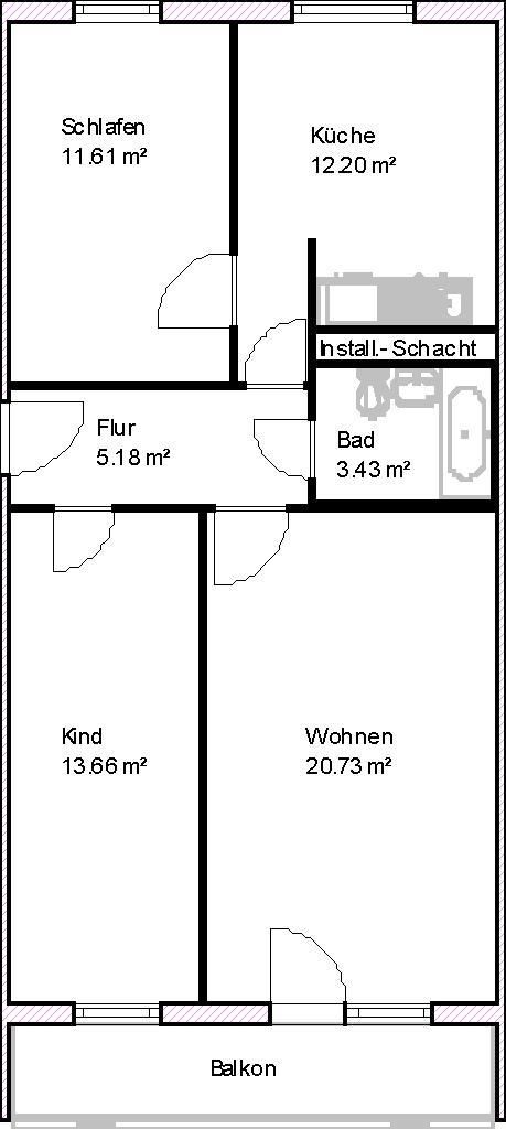 Wohnungsangebot Sankt-Josef-Straße 20f - Photo 1
