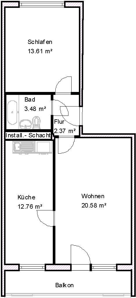 Wohnungsangebot Hans-Grade-Straße 77 - Foto 1