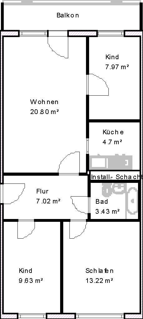 Wohnungsangebot Hans-Grade-Straße 73 - Foto 1
