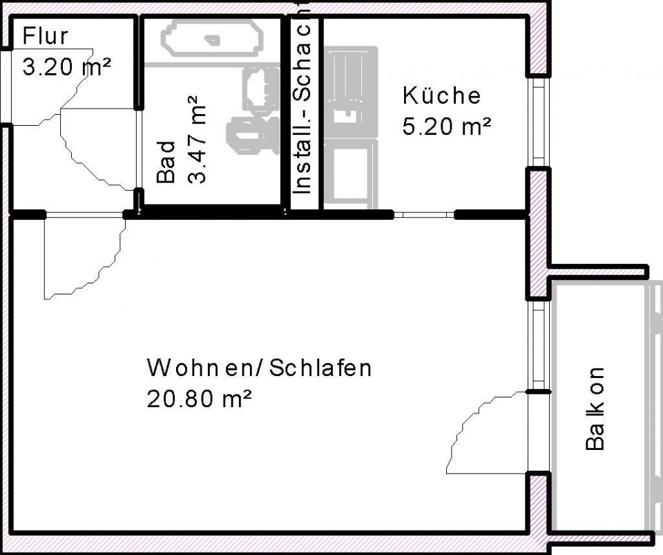 Wohnungsangebot Bandwirkerstraße 6 - Photo 1