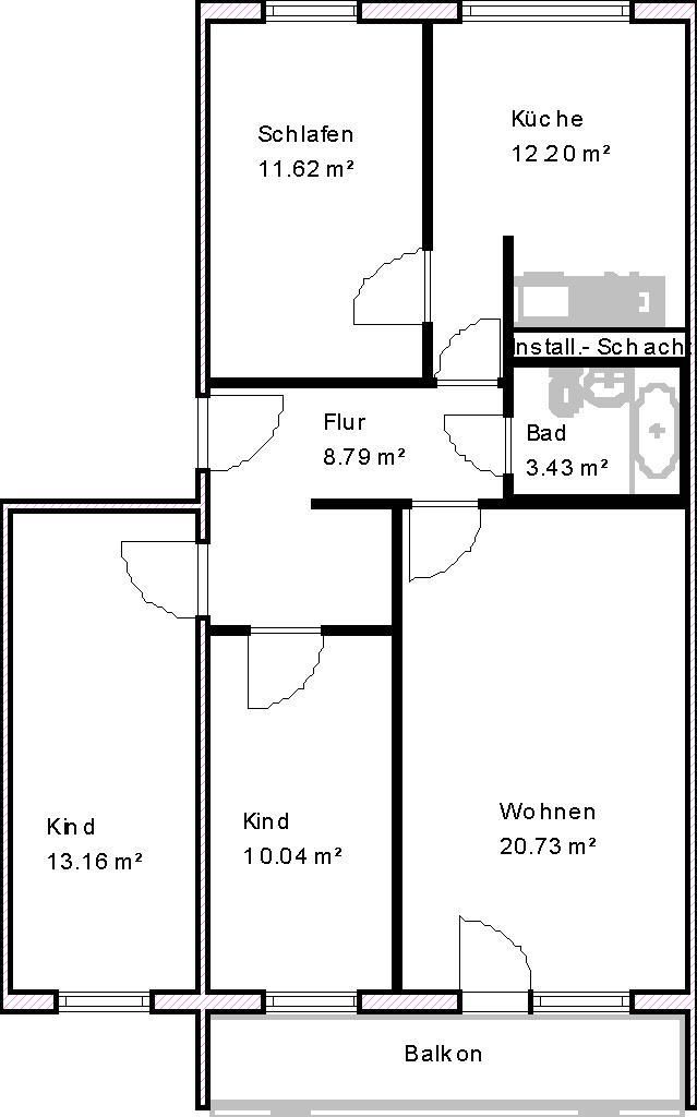 Wohnungsangebot Sankt-Josef-Straße 43 - Photo 1