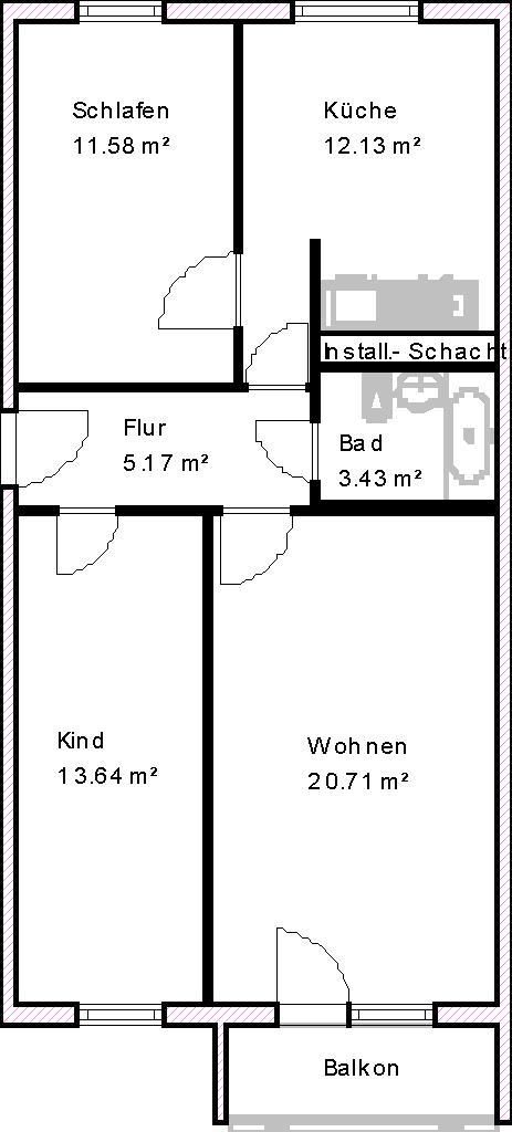 Wohnungsangebot Sankt-Josef-Straße 20g - Foto 1