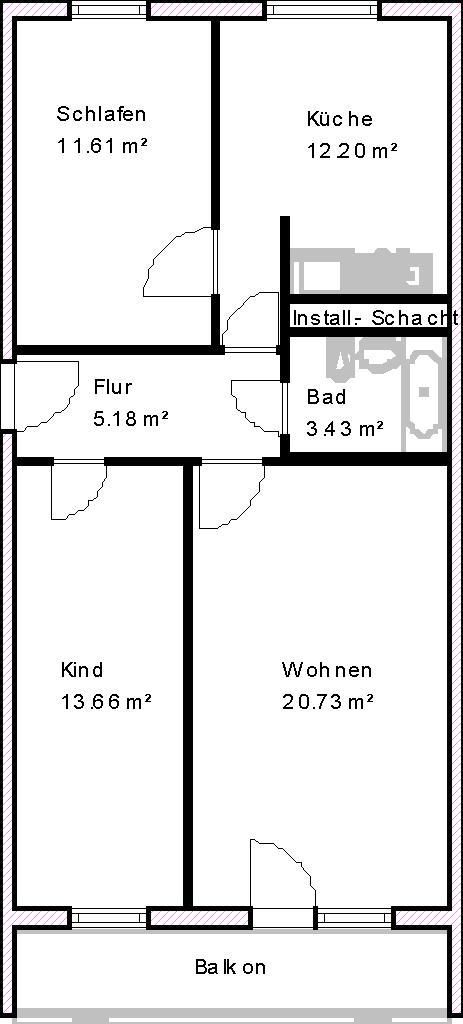 Wohnungsangebot Hans-Grade-Straße 79 - Photo 1