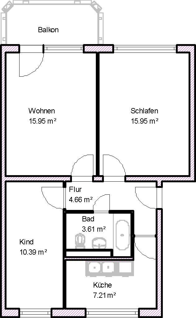 Wohnungsangebot Fröbelstraße 27 - Photo 1