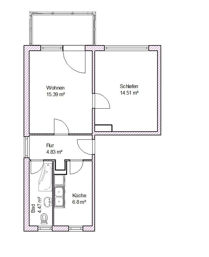 Attraktive Zwei-Zimmerwohnung sucht nette Mieter - Photo 1