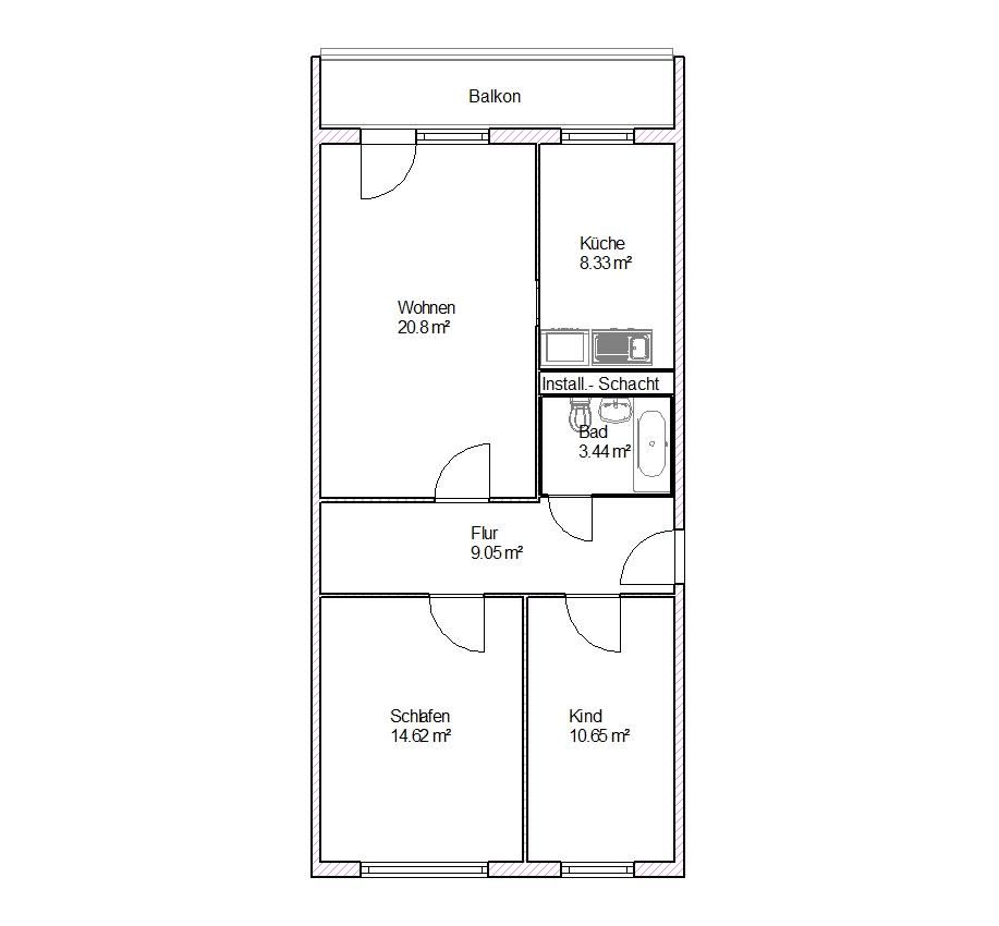 Wohnungsangebot Bandwirkerstraße 8 a - Foto 1