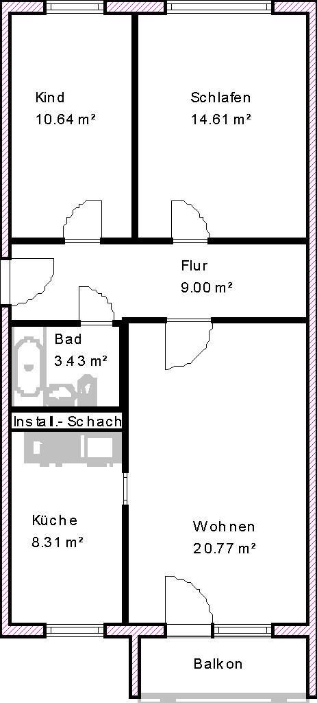 Wohnungsangebot Sankt-Josef-Straße 46 - Photo 1