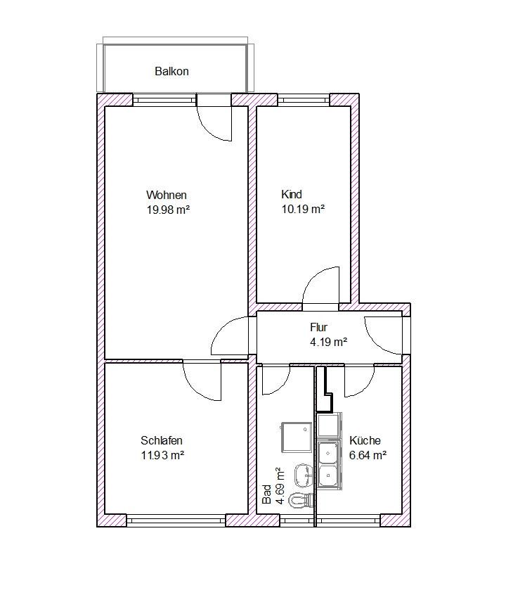 Wohnungsangebot Förderstedter Straße 34 - Photo 1