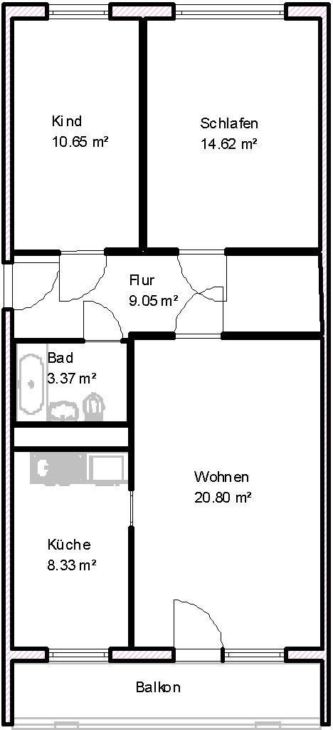 Wohnungsangebot Lerchenwuhne 187 - Foto 1