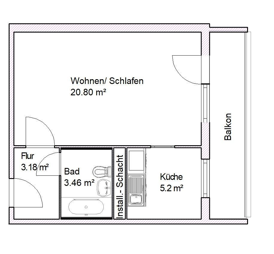 Wohnungsangebot Sankt-Josef-Straße 20a - Foto 1